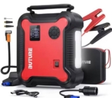 בוסטר התנעה וניפוח צמיגים לרכב